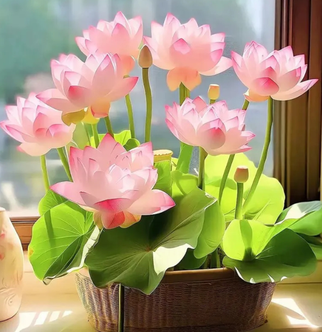 🌸【7 days germination】Last Day Sale - 50% OFF💐The Sacred Bonsai Bowl Lotus Flower