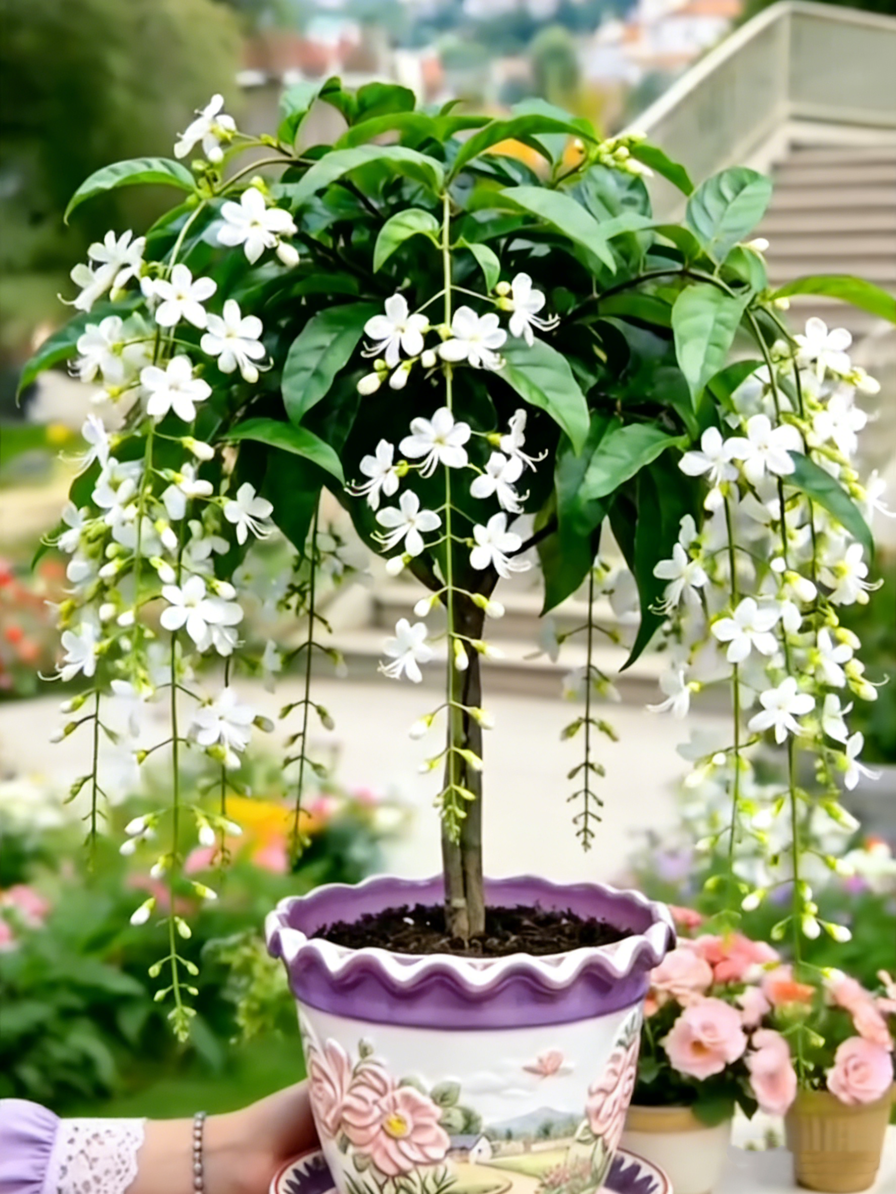 🌸【7 days germination】Last Day Up to 50% OFF💐Rare Weeping Jasmine Flowers Bulbs