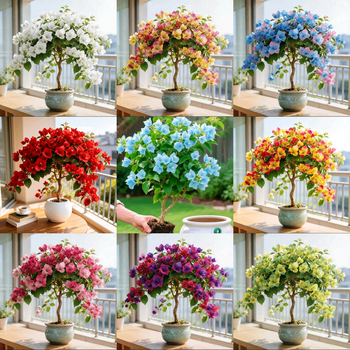 [Blooming Machine] Bougainvillea saplings, potted plants, flowering plants, year-round blooming, heat and cold resistant, easy to care for.