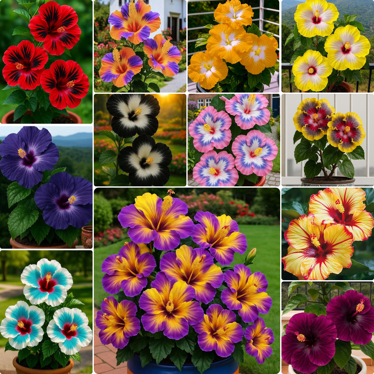 Rare Hibiscus Seeds - Potted Indoor Balcony Winter Planting