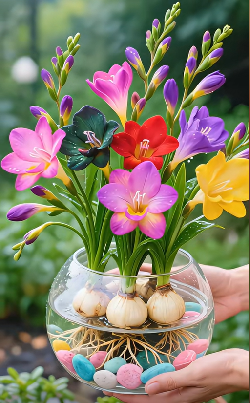 🌼Fragrant Freesia Bulbs – A Burst of Color and Scent in Every Bloom