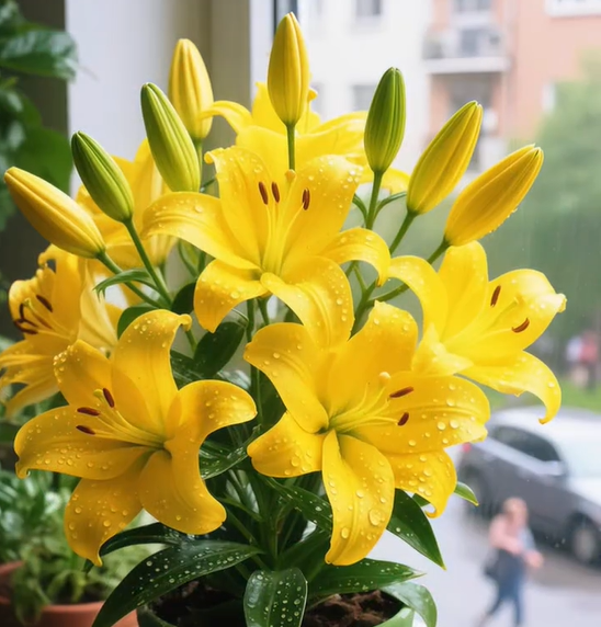 ⚜️Rare Color Double-Petaled Fragrant lily bulbs—Fresh and Sweet