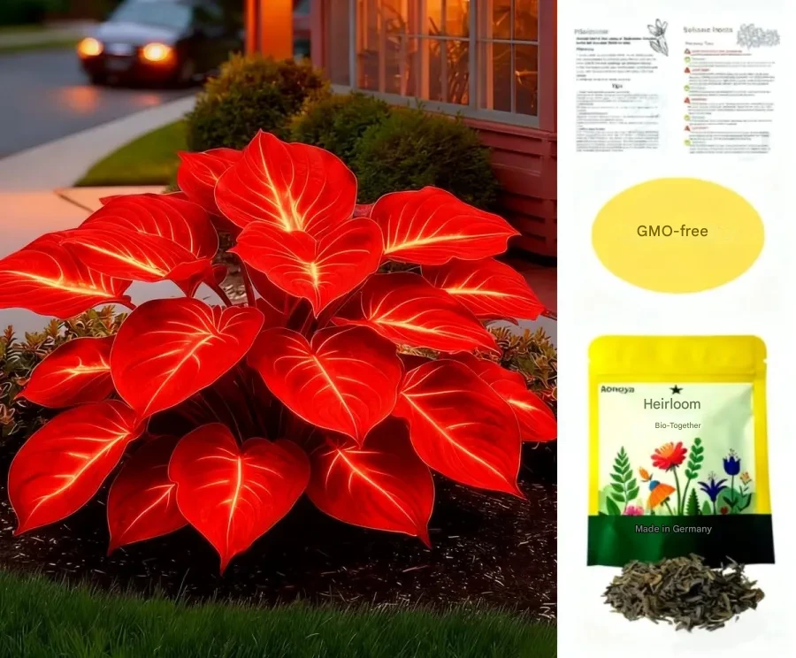 💥New for 2025: Flame Red Lips Hosta – Unleash the radiance in your garden!🔥