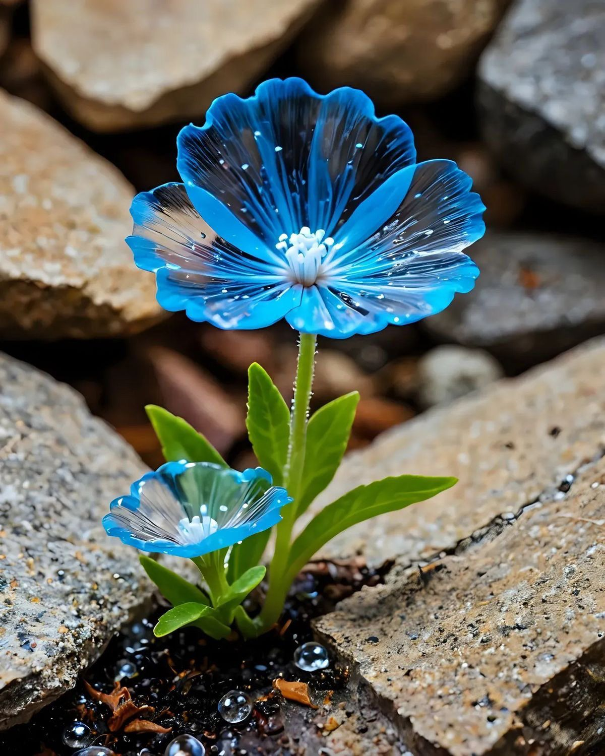 Rainbow Crystal Glass Flower Seeds