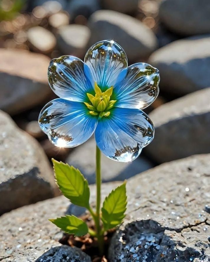 Rainbow Crystal Glass Flower Seeds