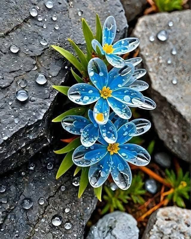 Rainbow Crystal Glass Flower Seeds