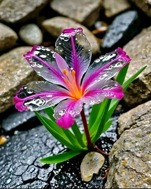 Rainbow Crystal Glass Flower Seeds