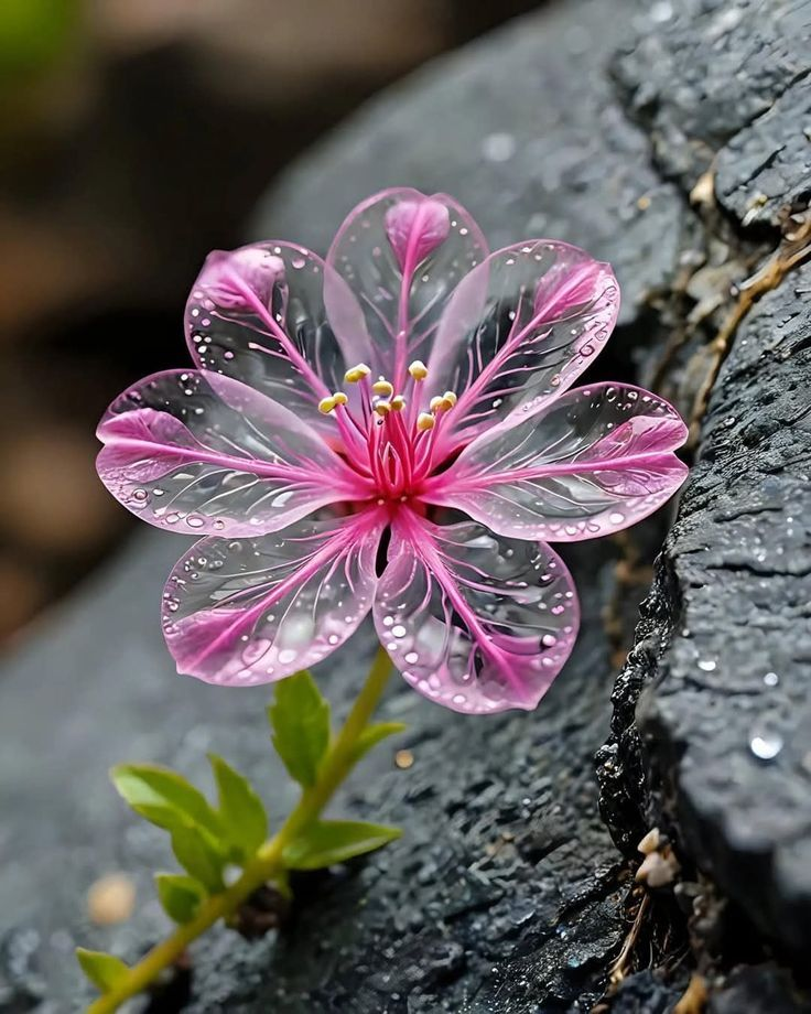 Rainbow Crystal Glass Flower Seeds
