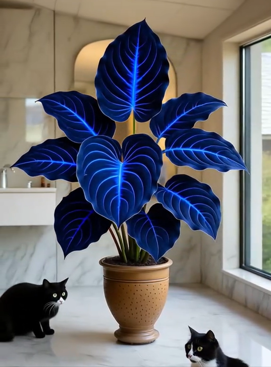 Blue Galaxy Hostas Seeds🔥🌌 Glow-in-the-Dark Garden Magic