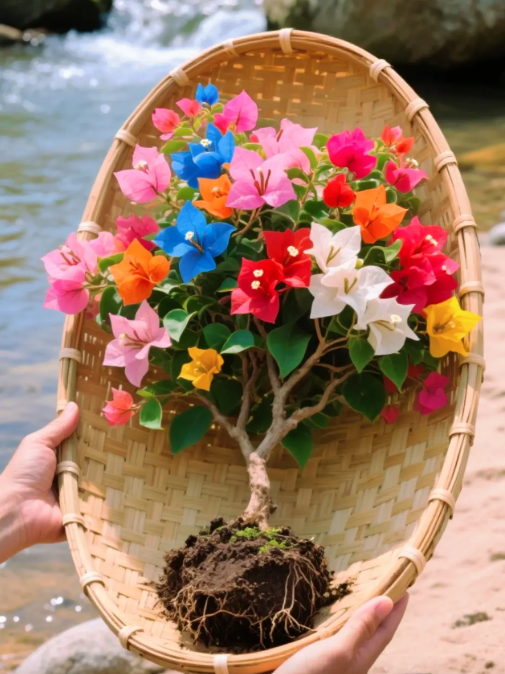 [Blooming Machine] Bougainvillea saplings, potted plants, flowering plants, year-round blooming, heat and cold resistant, easy to care for.
