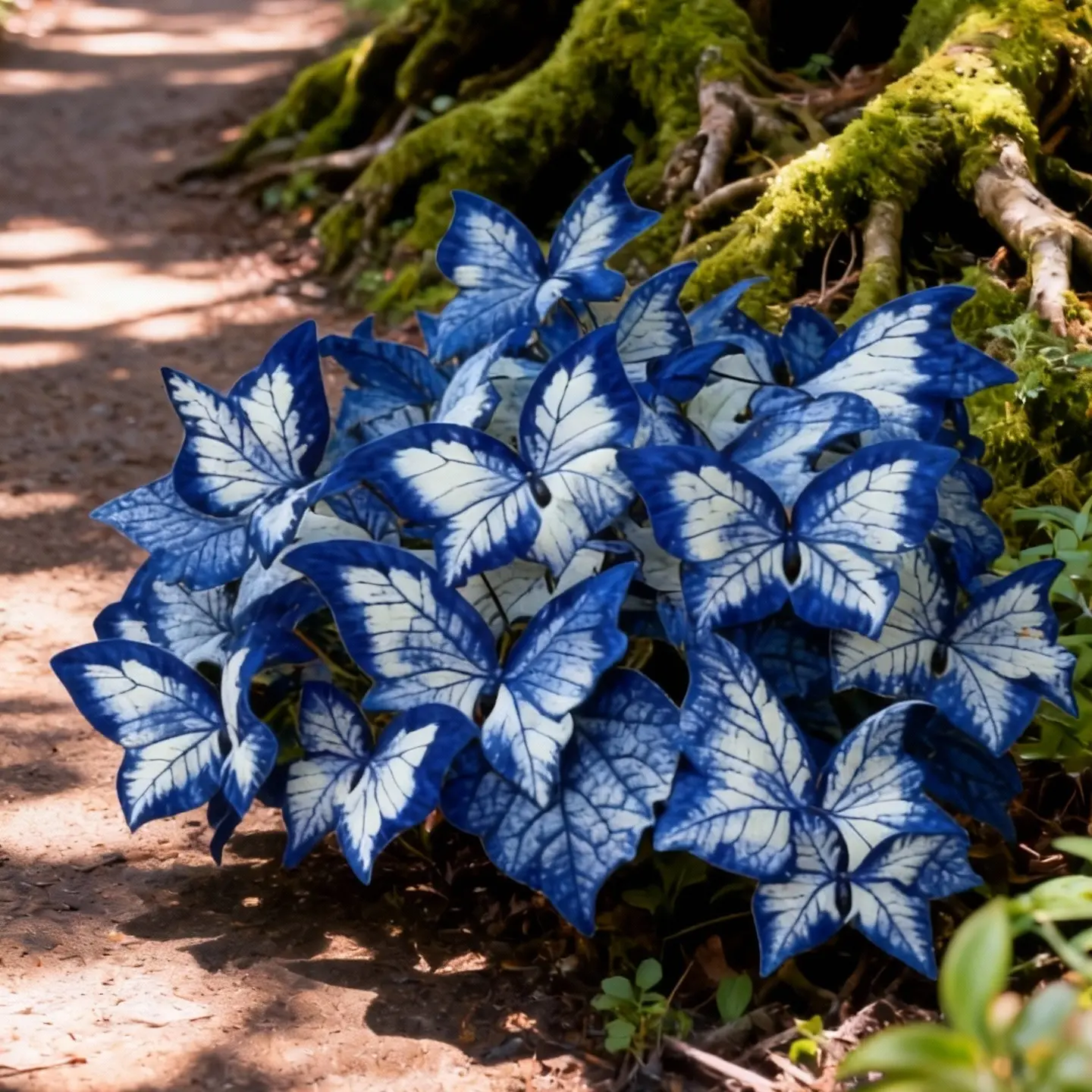 800pcs Butterfly Leaf Hosta Seeds-Unique ResemblingButterfly Wings-Shade-LovingPerennial for Garden Borders& Landscaping