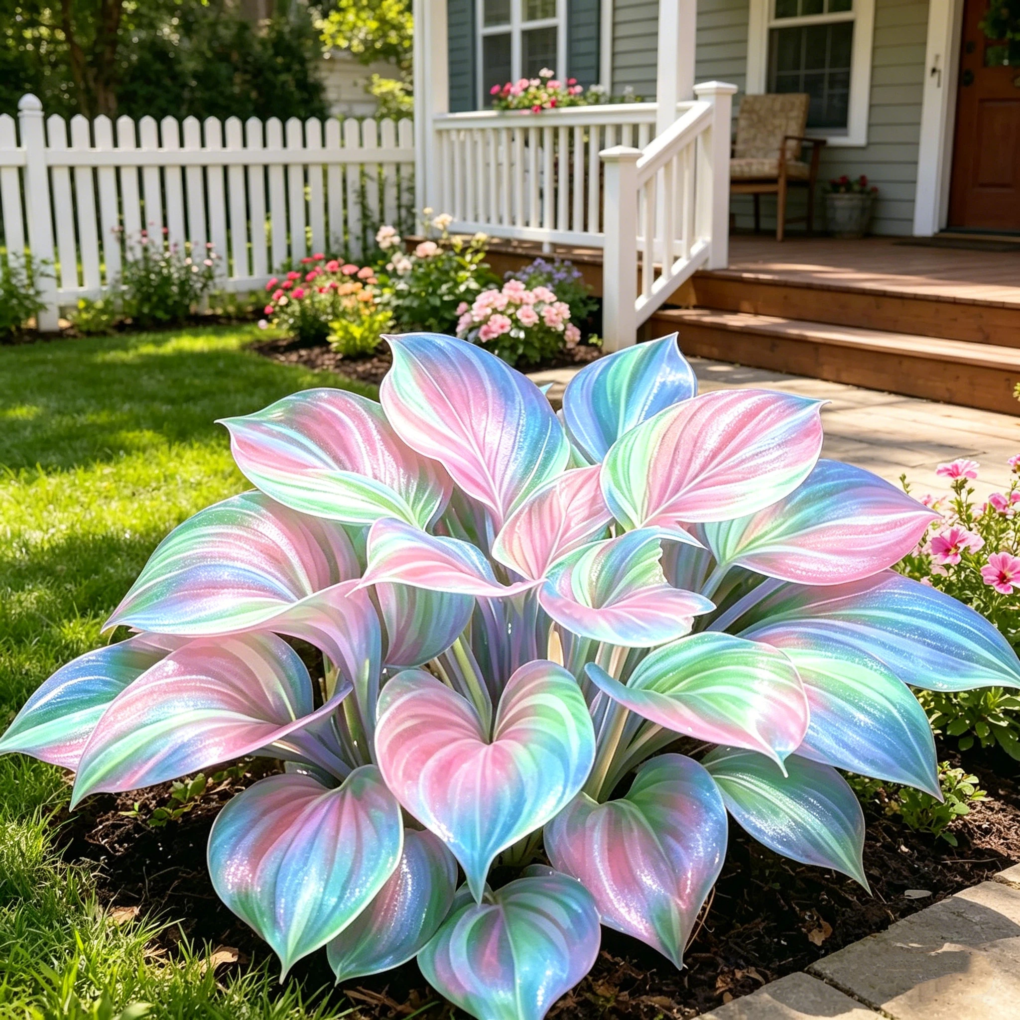 💎 Rare Multi-Color Opal Hosta Seeds – Shimmering Foliage for Elegant Shade Gardens 🌿
