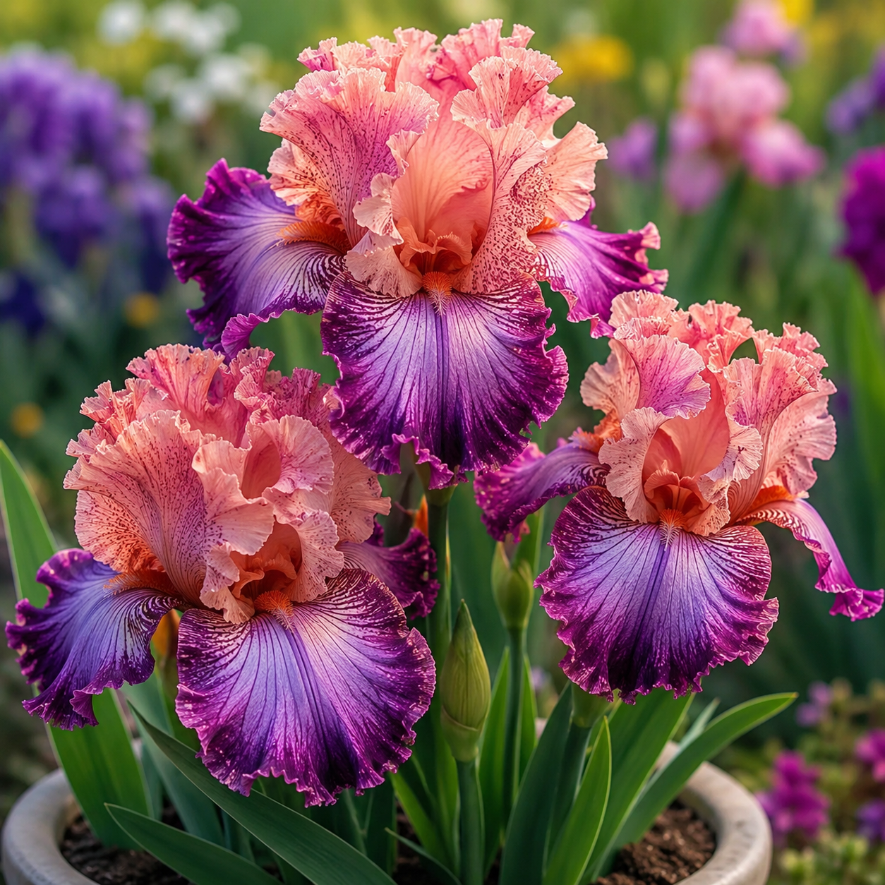 🌸 Iris Bulbs – Elegant Blooms That Return Year After Year