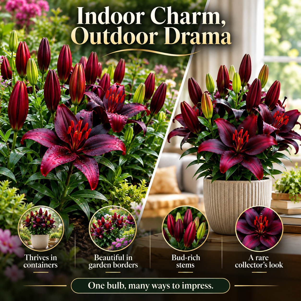 🌺Double Perfume Lily Bulbs—Fresh and Sweet