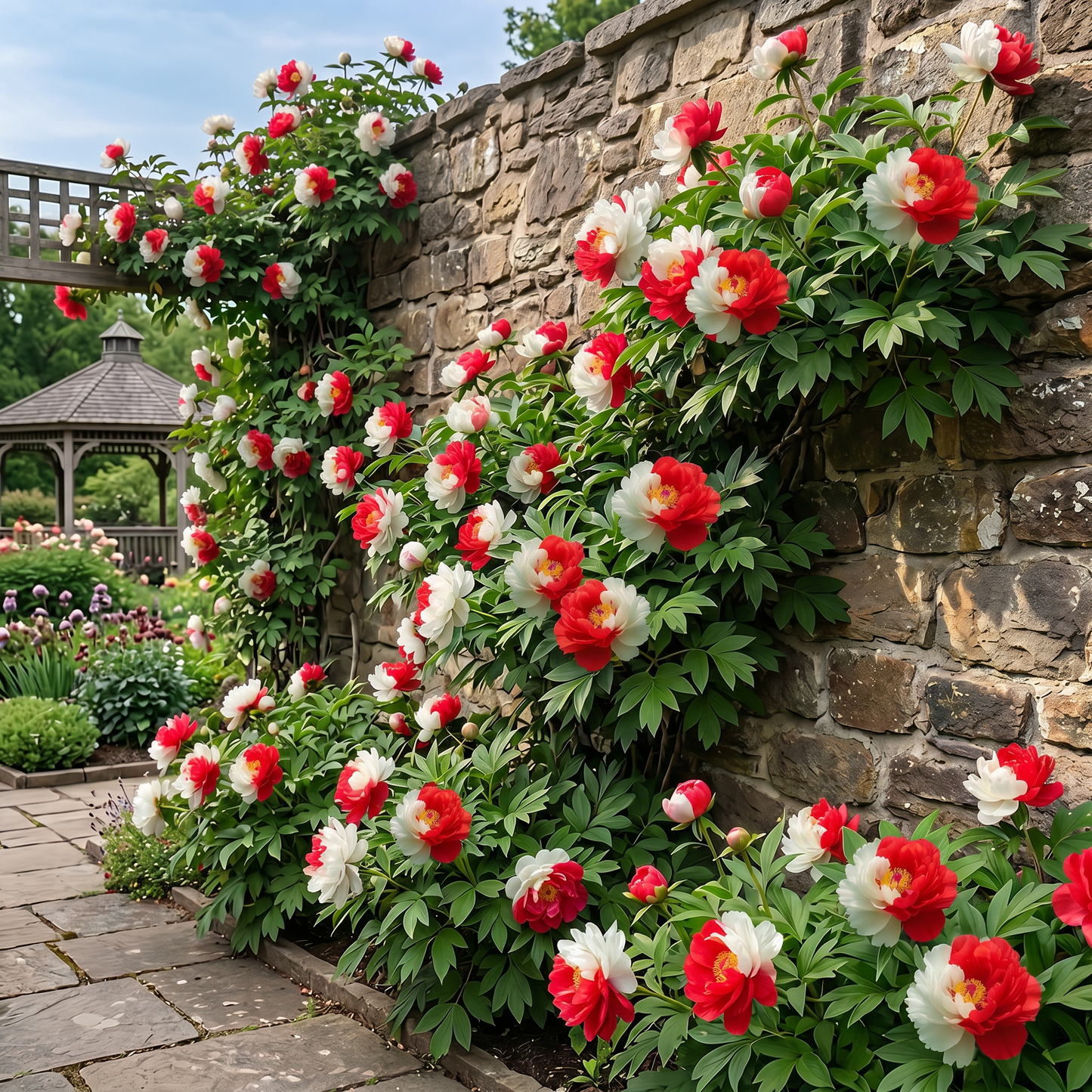 🌸 Rare Climbing Peony Bulbs🪴Big Full Blooms, Cold Hardy Perennial, Eas