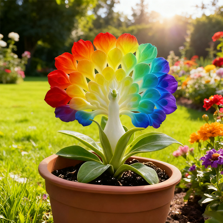 💠 “The Queen of Fragrant Blooms — Peacock Orchid Bulbs for Pure Garden Luxury”