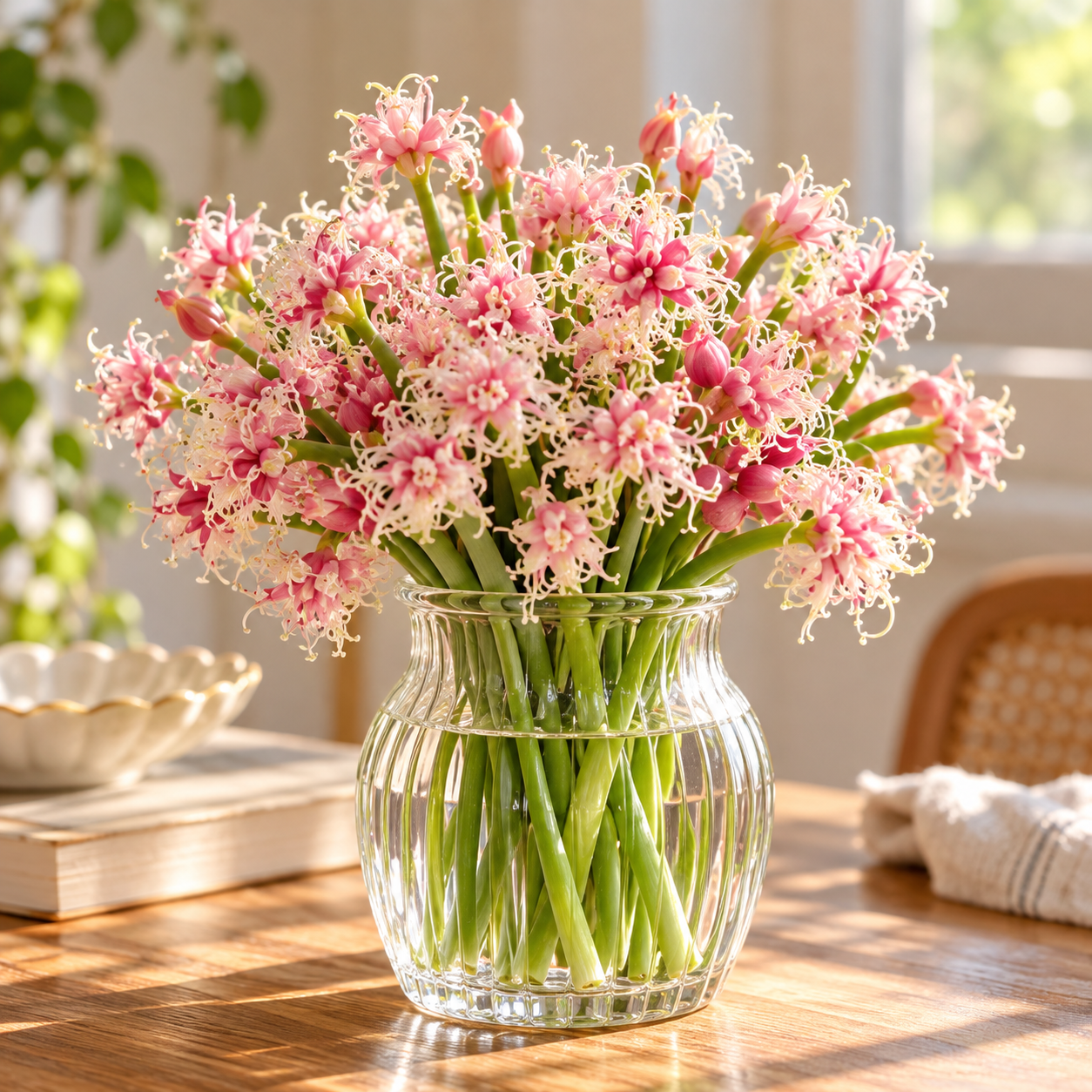 Hydroponic Garlic Scape Flower Bulbs