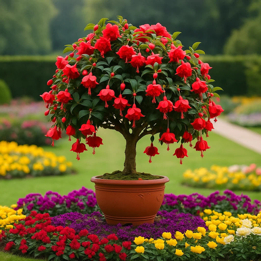 🌸 Double Fuchsia – Beautiful Shade-Loving Flowering Plants