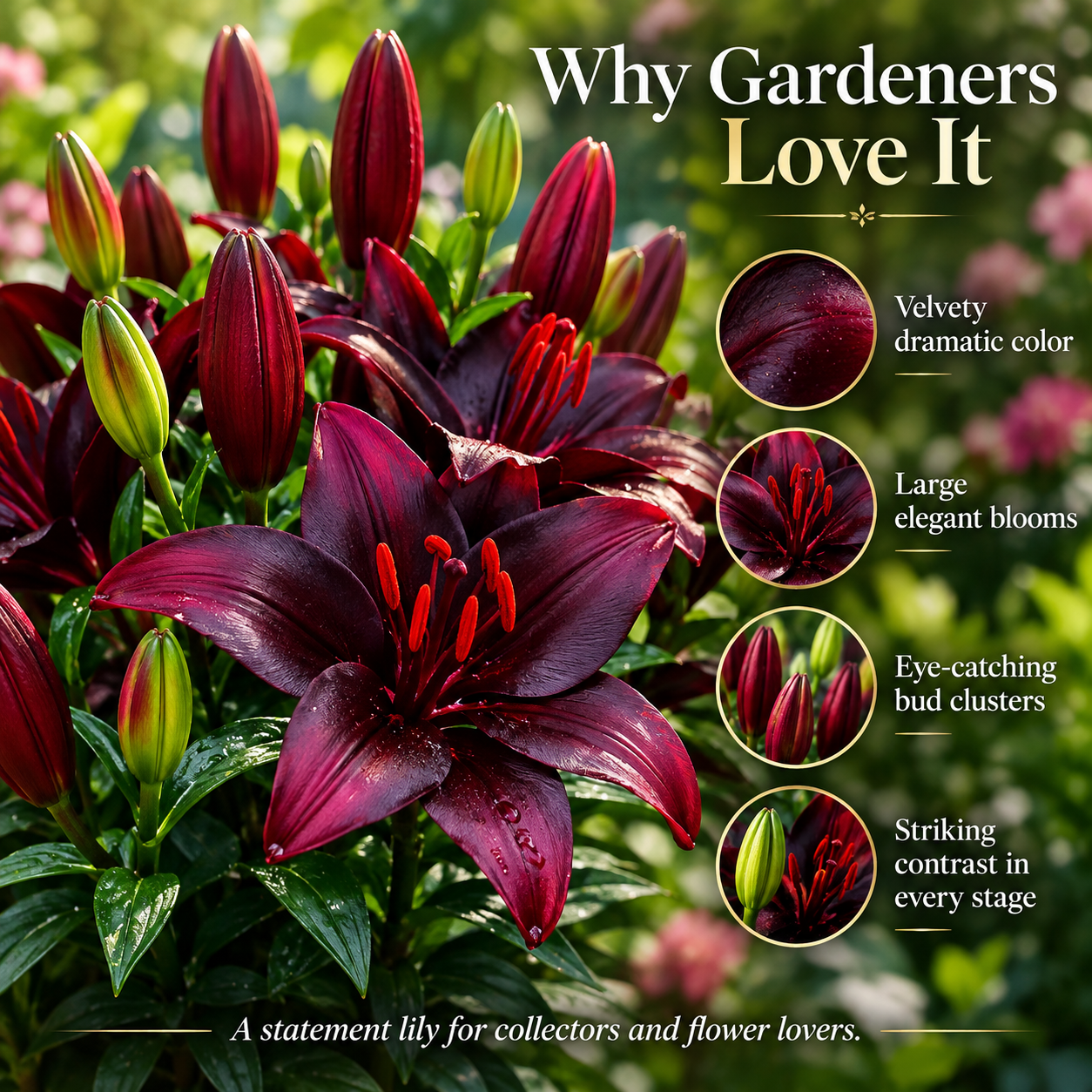 🌺Double Perfume Lily Bulbs—Fresh and Sweet