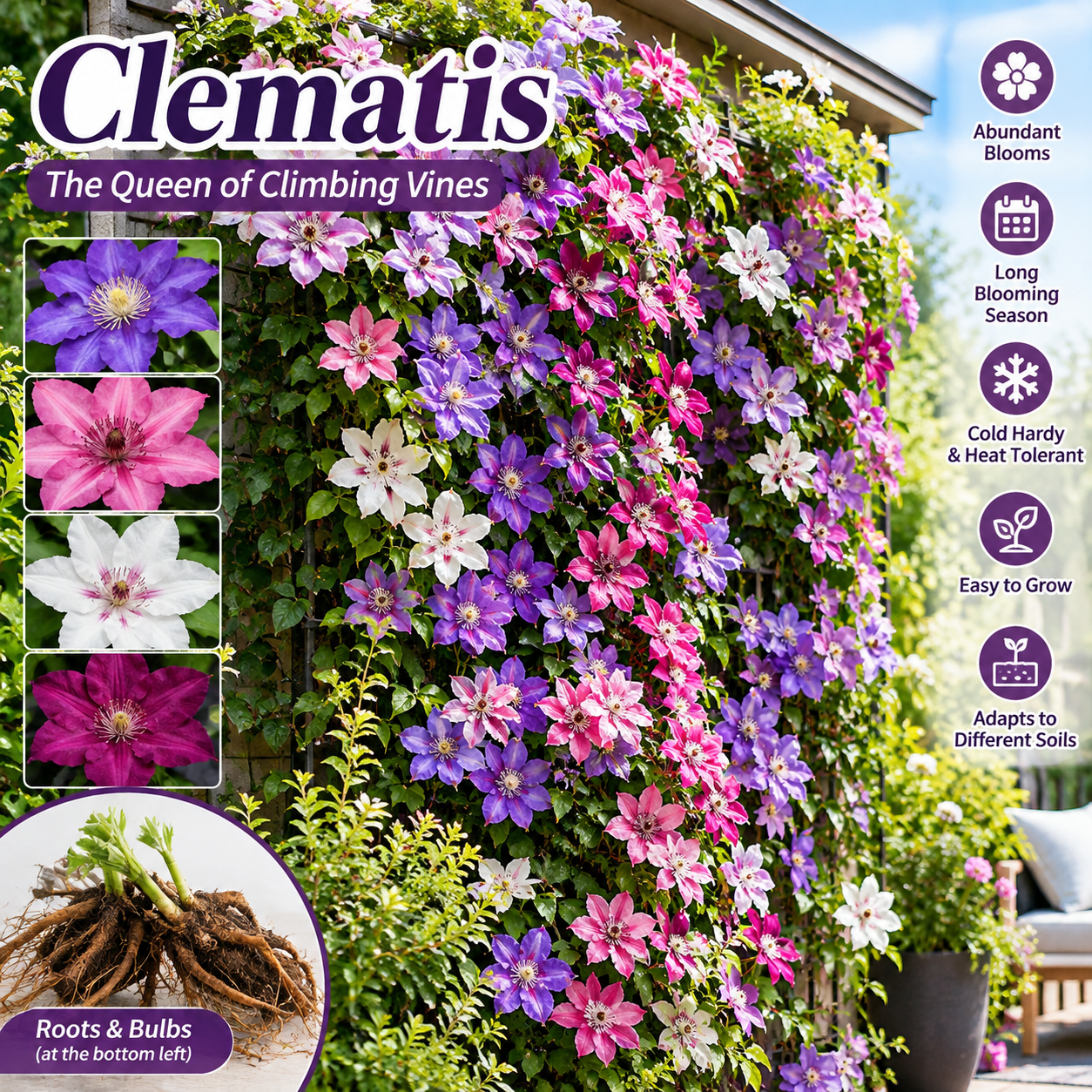 Up to 60%off💥Clematis bulbs
