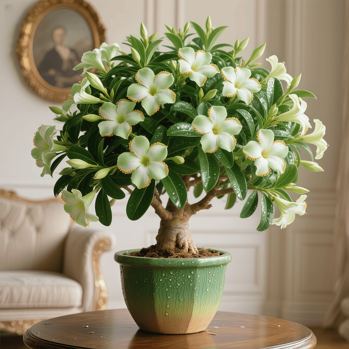 Desert Rose blooming all year round - large flowers, cold and heat resistant, easy to survive