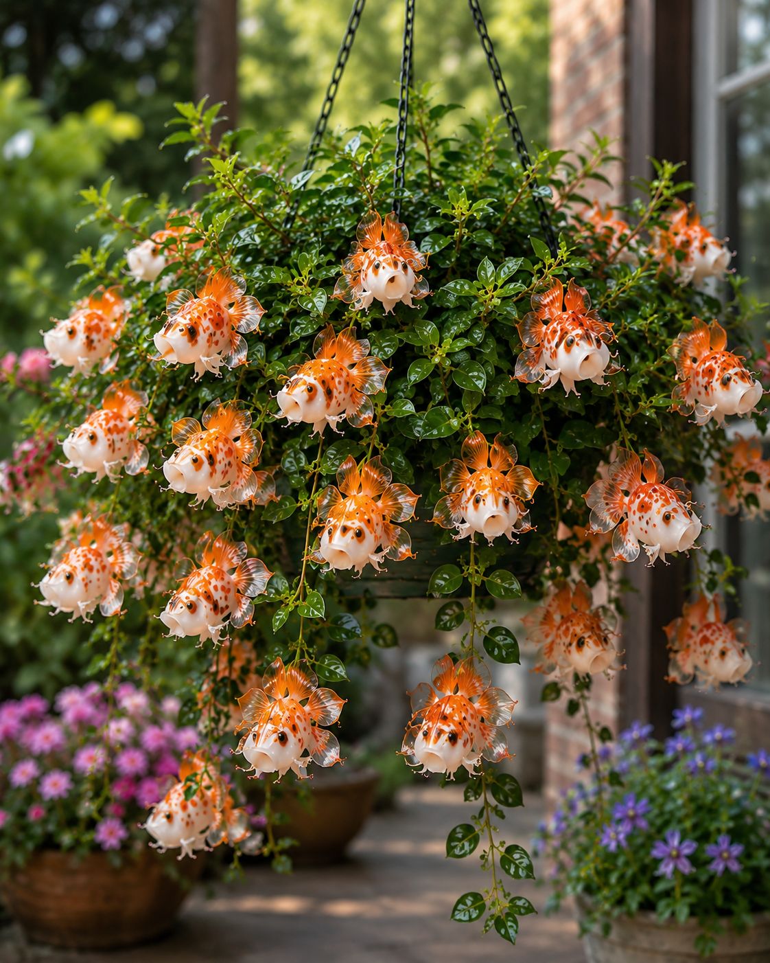 🐠 Rare Goldfish Hanging Plant -A Charming Trailing Plant for Hanging Baskets, Patios & Bright Indoor Spaces