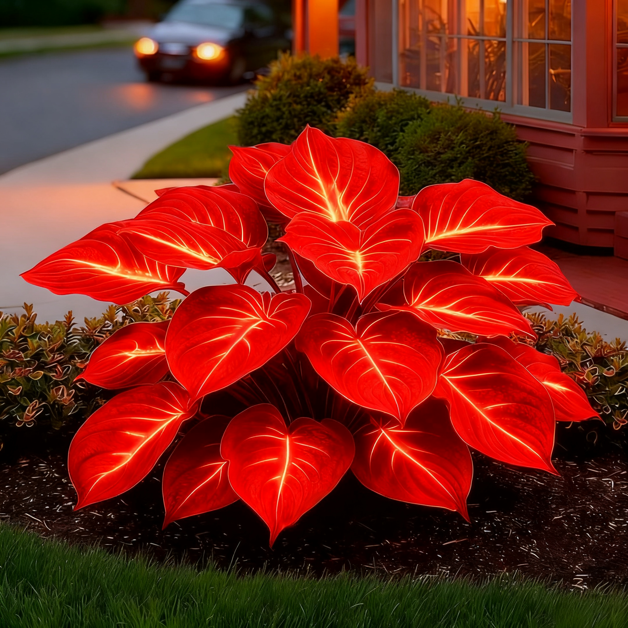 💥2025 Neuheit: Flame Red Lips Hosta – Entfesseln Sie das Leuchten in Ihrem Garten!🔥