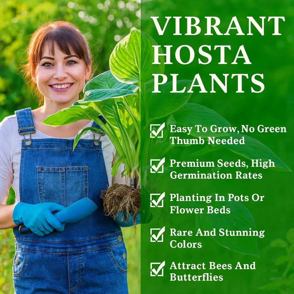 🍃🌸 9 Rare & Breathtaking Premium Multicolor HOSTA SEEDS 🌸🍃