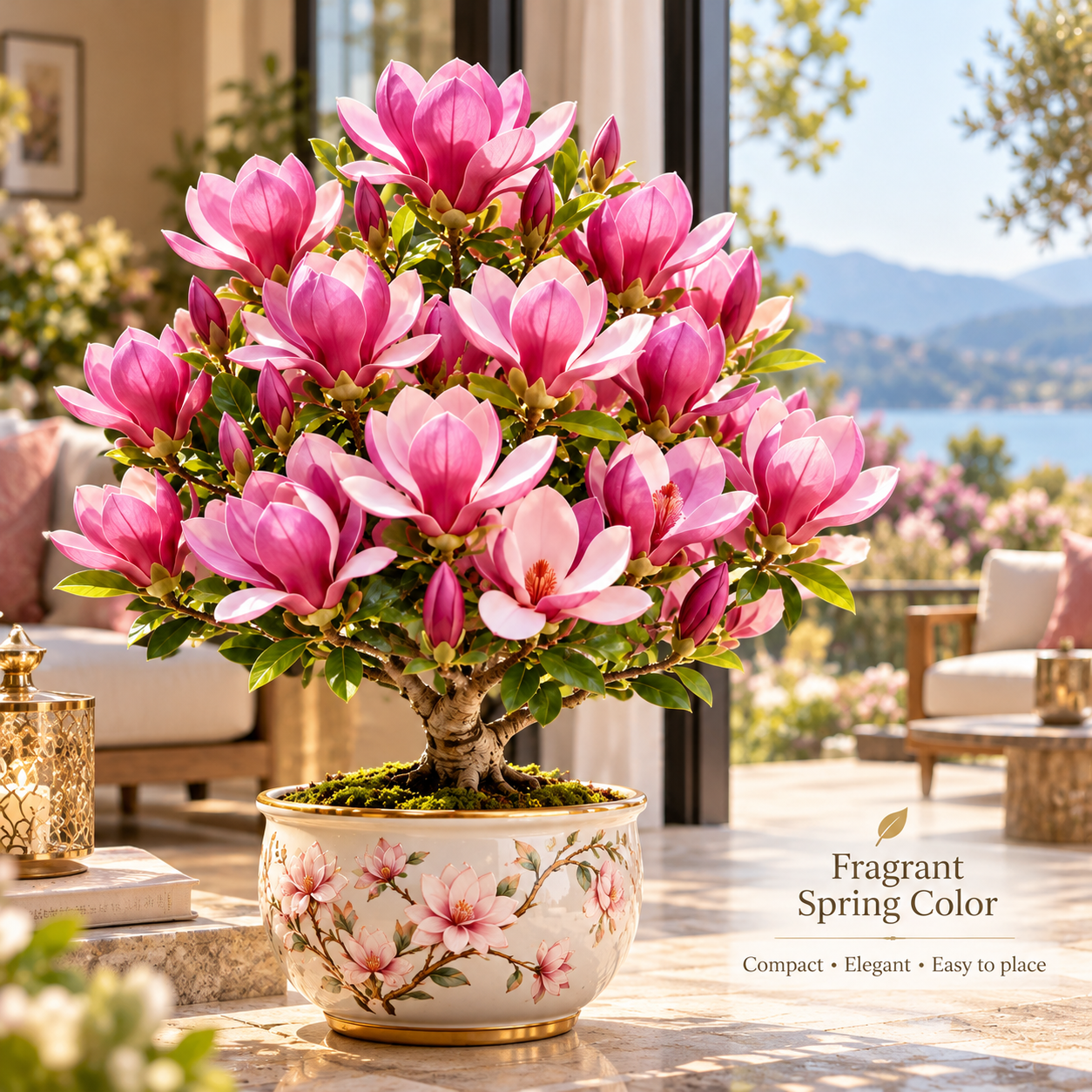 Magnolia liliiflora (Purple Orchids) Bulbs 🌸 Flowers Hide the Leaves, Fragrance Fills the Air