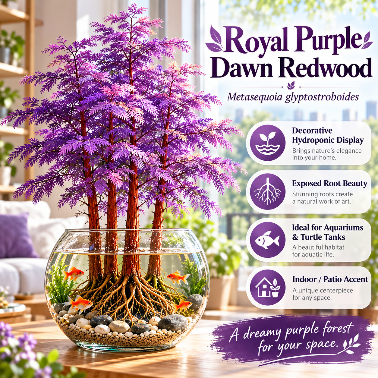 🌿 Hydroponic Dawn Redwood Bulbs - Metasequoia glyptostroboides