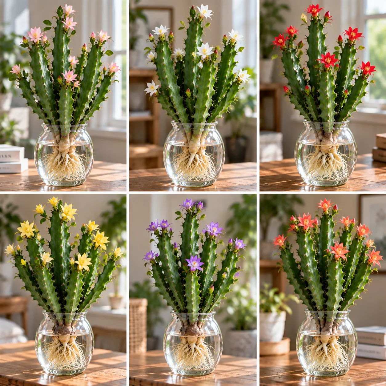 🌵 Rare Colorful Dragon Bone Flower Bulbs – Sculptural Stems with Delicate Blooms