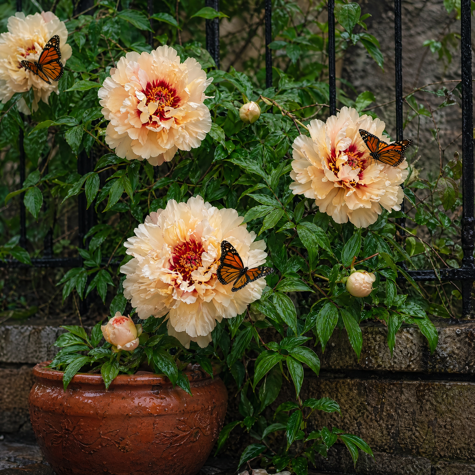 🌸 Rare Climbing Peony Bulbs🪴Big Full Blooms, Cold Hardy Perennial, Eas