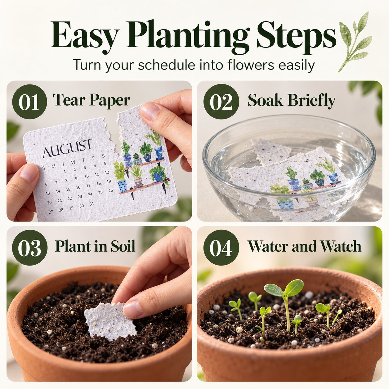 ✨✨Early Holiday Sale 45% OFF🌱Eco-Friendly Plantable “Timeless” Seed Calendar 2027