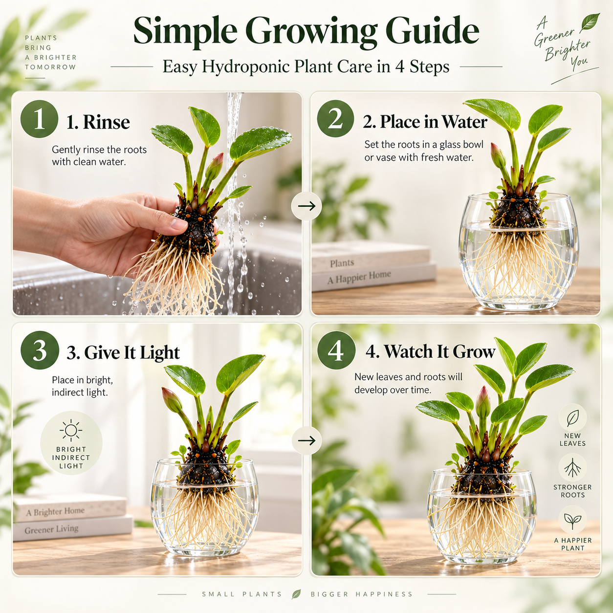 Hydroponic aquarium plant starter