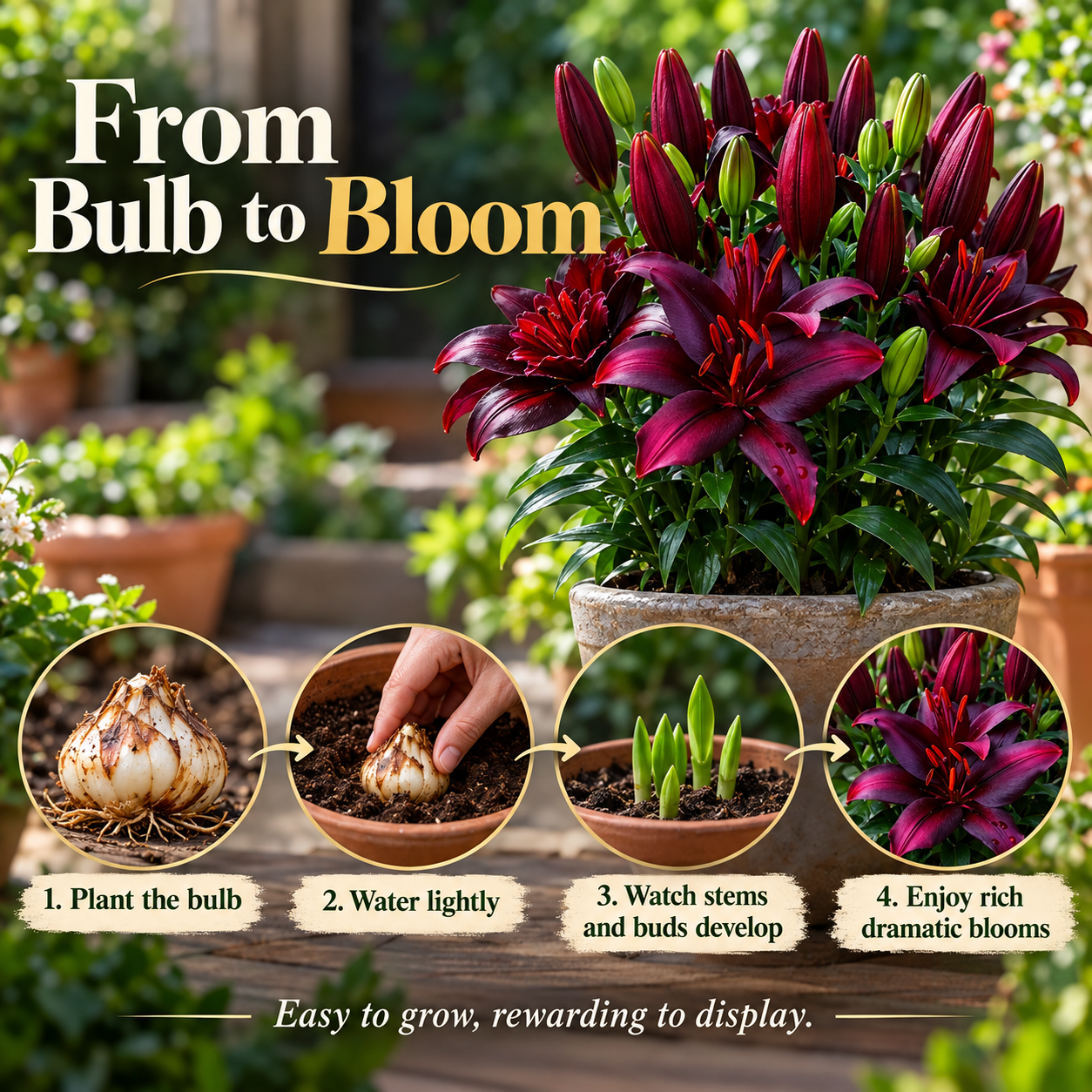 🌺Double Perfume Lily Bulbs—Fresh and Sweet
