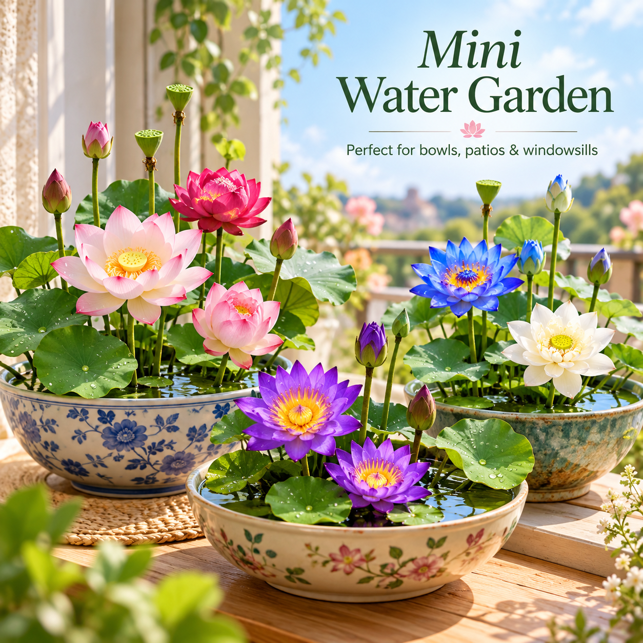 🪷Water lily Bulbs - The Sacred Bonsai Lotus Flower