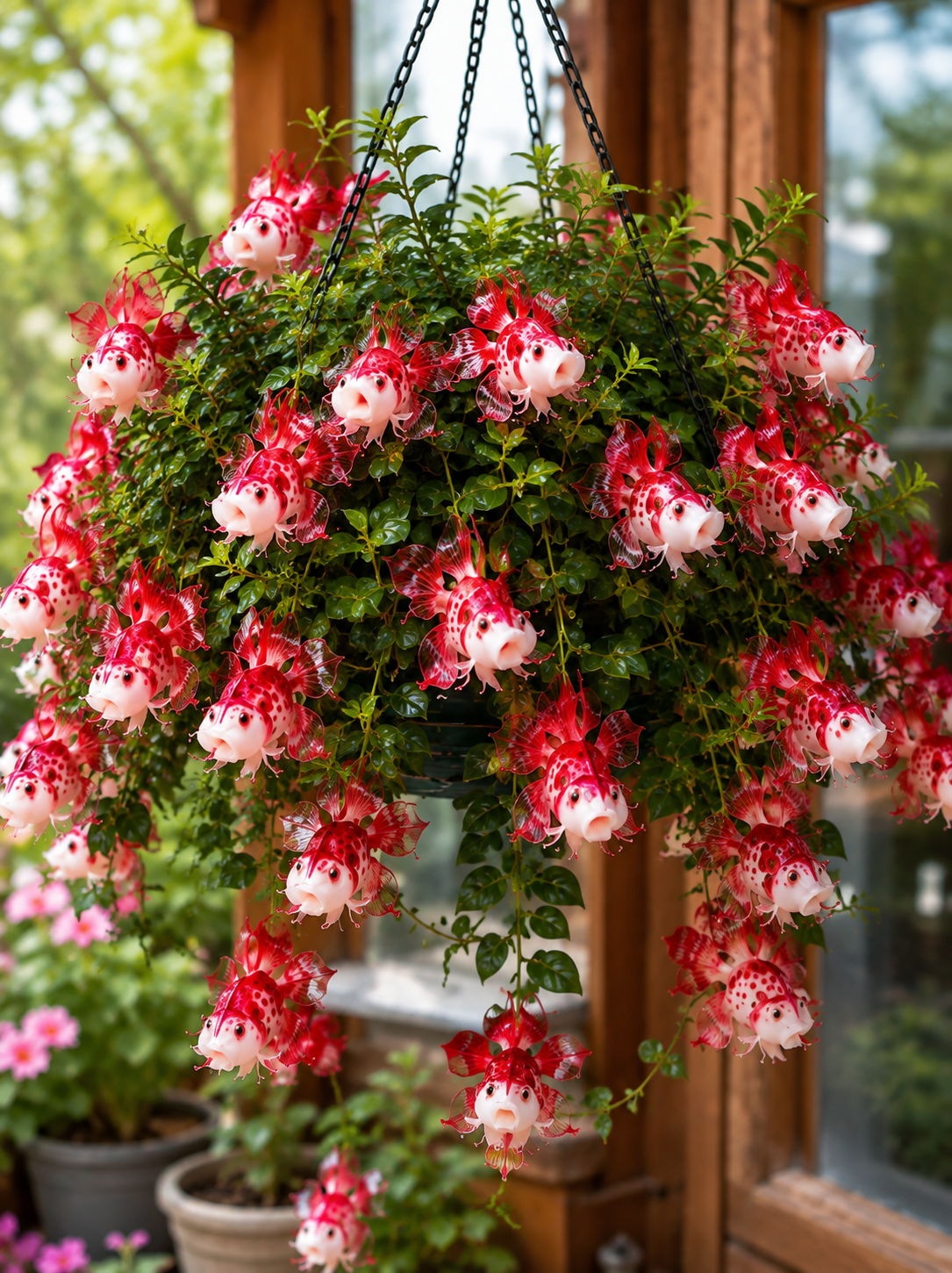 🐠 Rare Goldfish Hanging Plant -A Charming Trailing Plant for Hanging Baskets, Patios & Bright Indoor Spaces