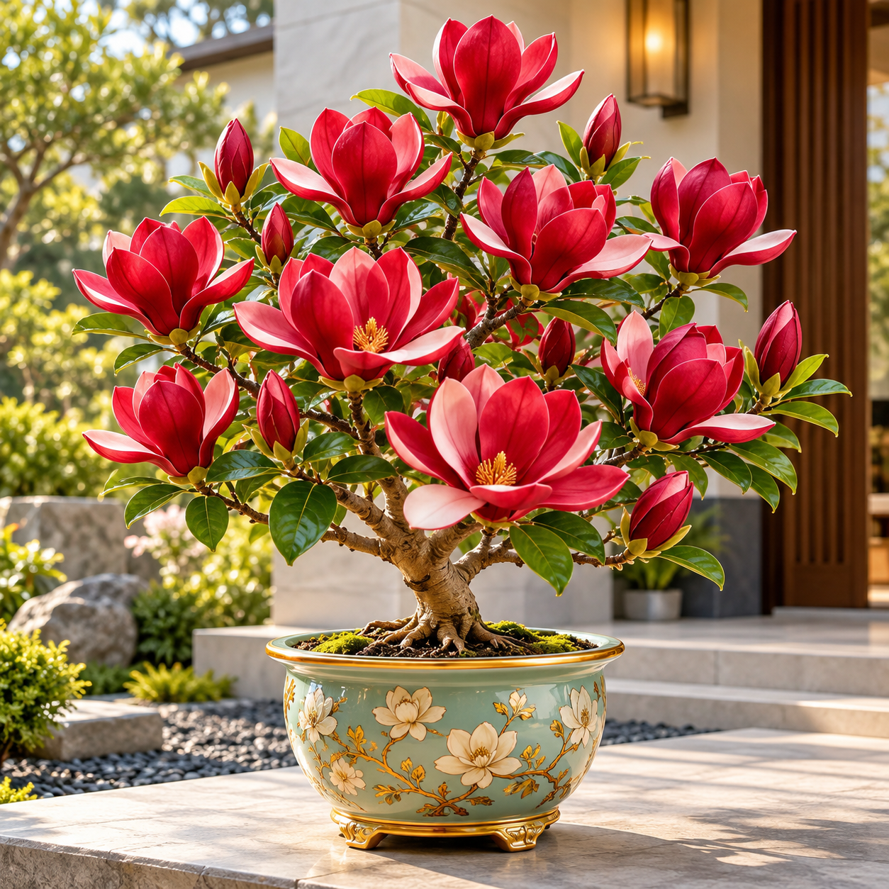 Magnolia liliiflora (Purple Orchids) Bulbs 🌸 Flowers Hide the Leaves, Fragrance Fills the Air
