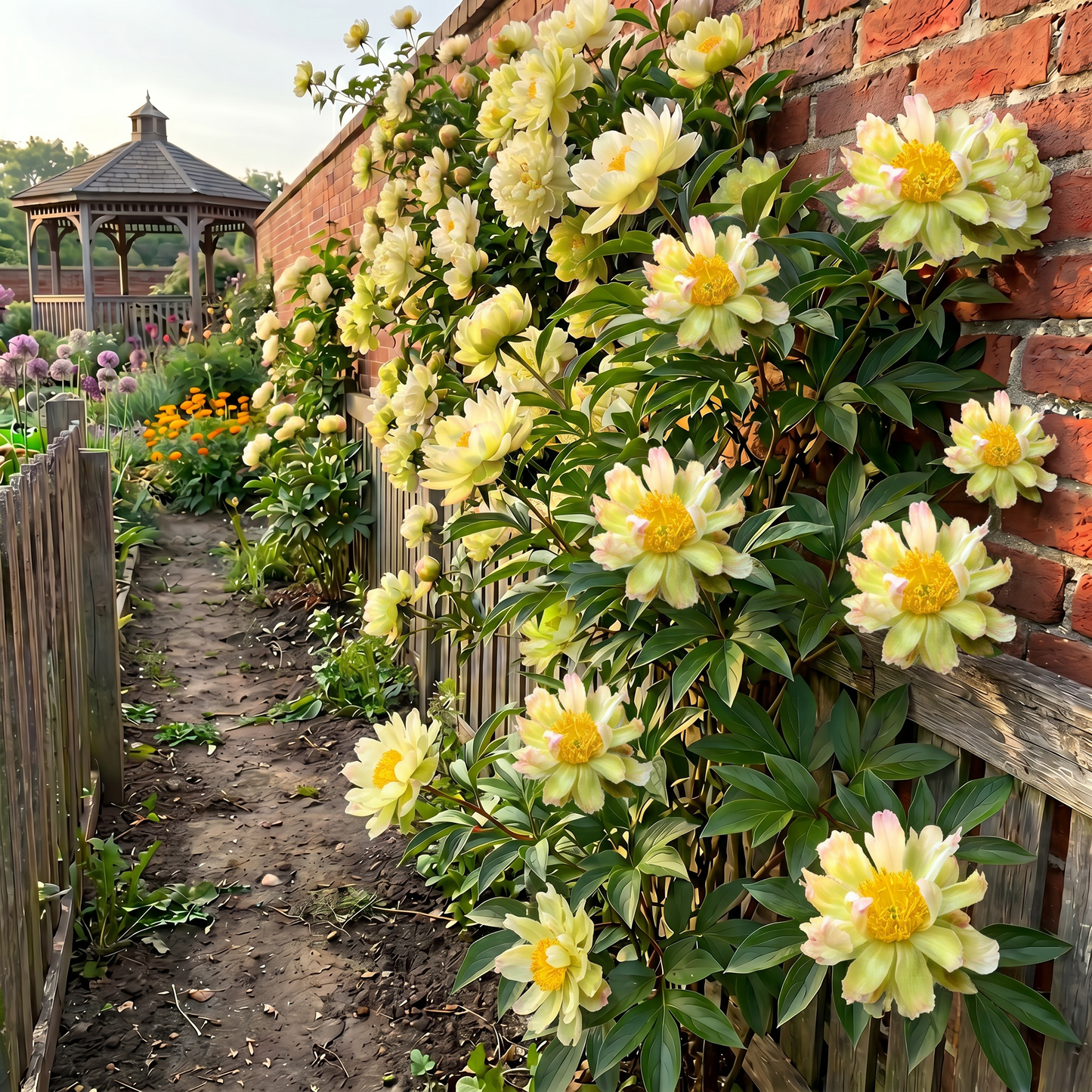 🌸 Rare Climbing Peony Bulbs🪴Big Full Blooms, Cold Hardy Perennial, Eas