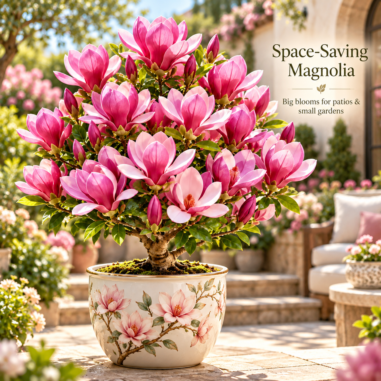 Magnolia liliiflora (Purple Orchids) Bulbs 🌸 Flowers Hide the Leaves, Fragrance Fills the Air