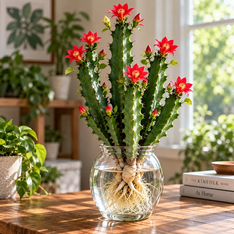 🌵 Rare Colorful Dragon Bone Flower Bulbs – Sculptural Stems with Delicate Blooms