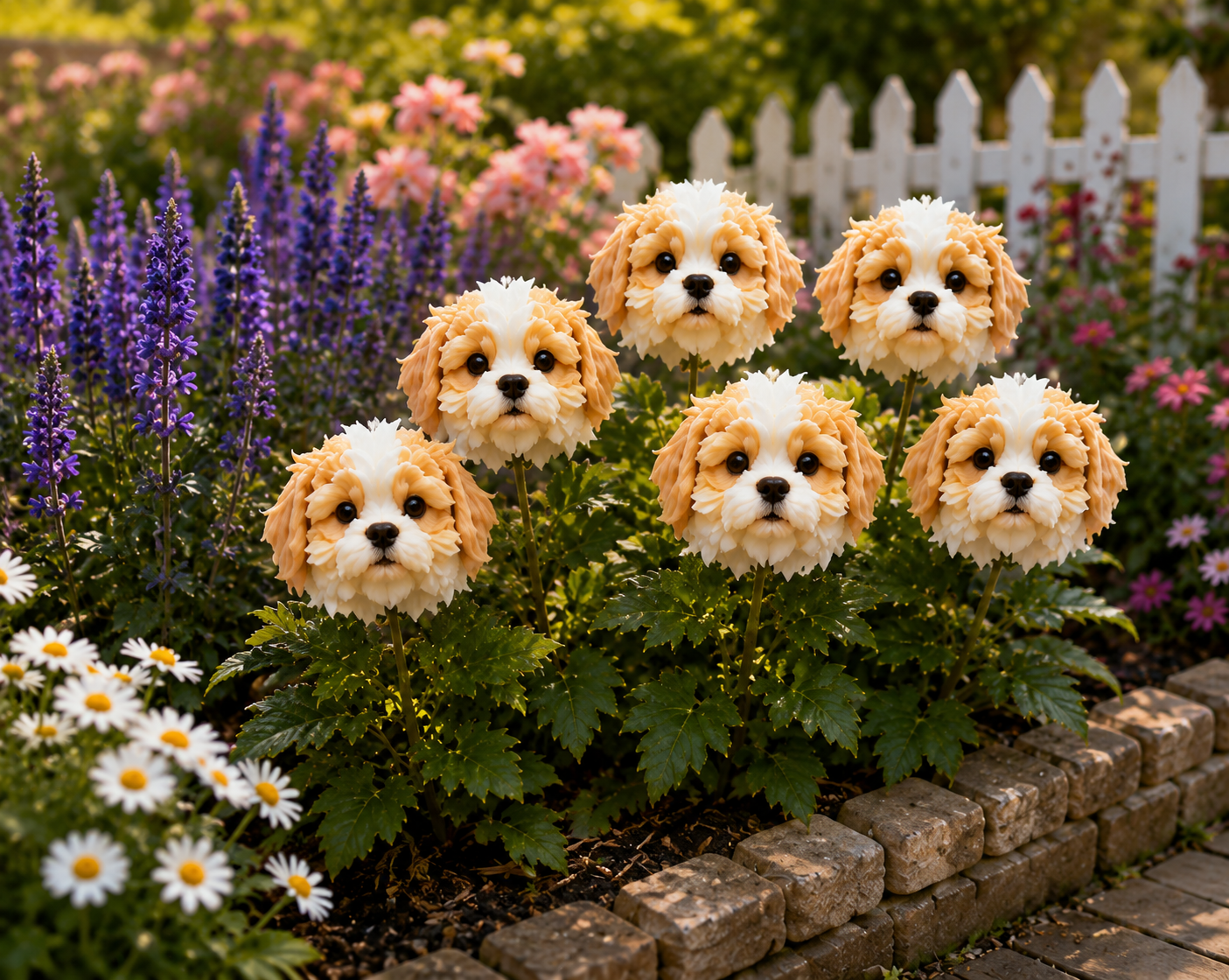 🐶 Magical Puppy Face Flower Bulbs-The Flower That Looks Like Tiny Puppies Peeking Out From Your Garden