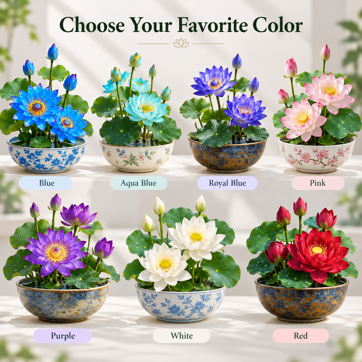 🪷Water lily Bulbs - The Sacred Bonsai Lotus Flower