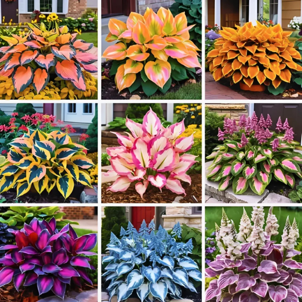 🍃🌸 9 Rare & Breathtaking Premium Multicolor HOSTA SEEDS 🌸🍃