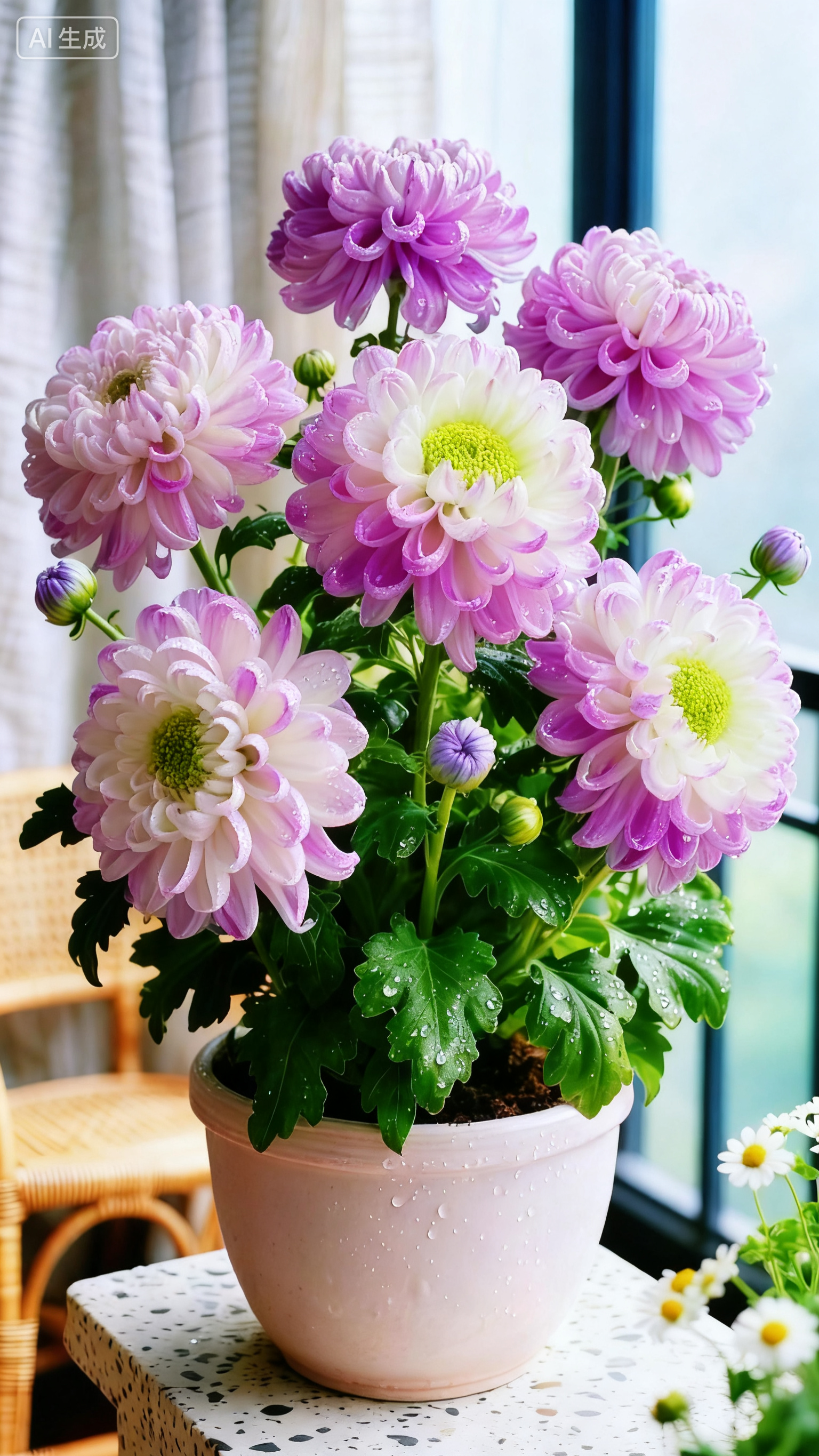 🌸 Double-Petal Chrysanthemums – Bloom Like Luxury, All Year Round 🌸
