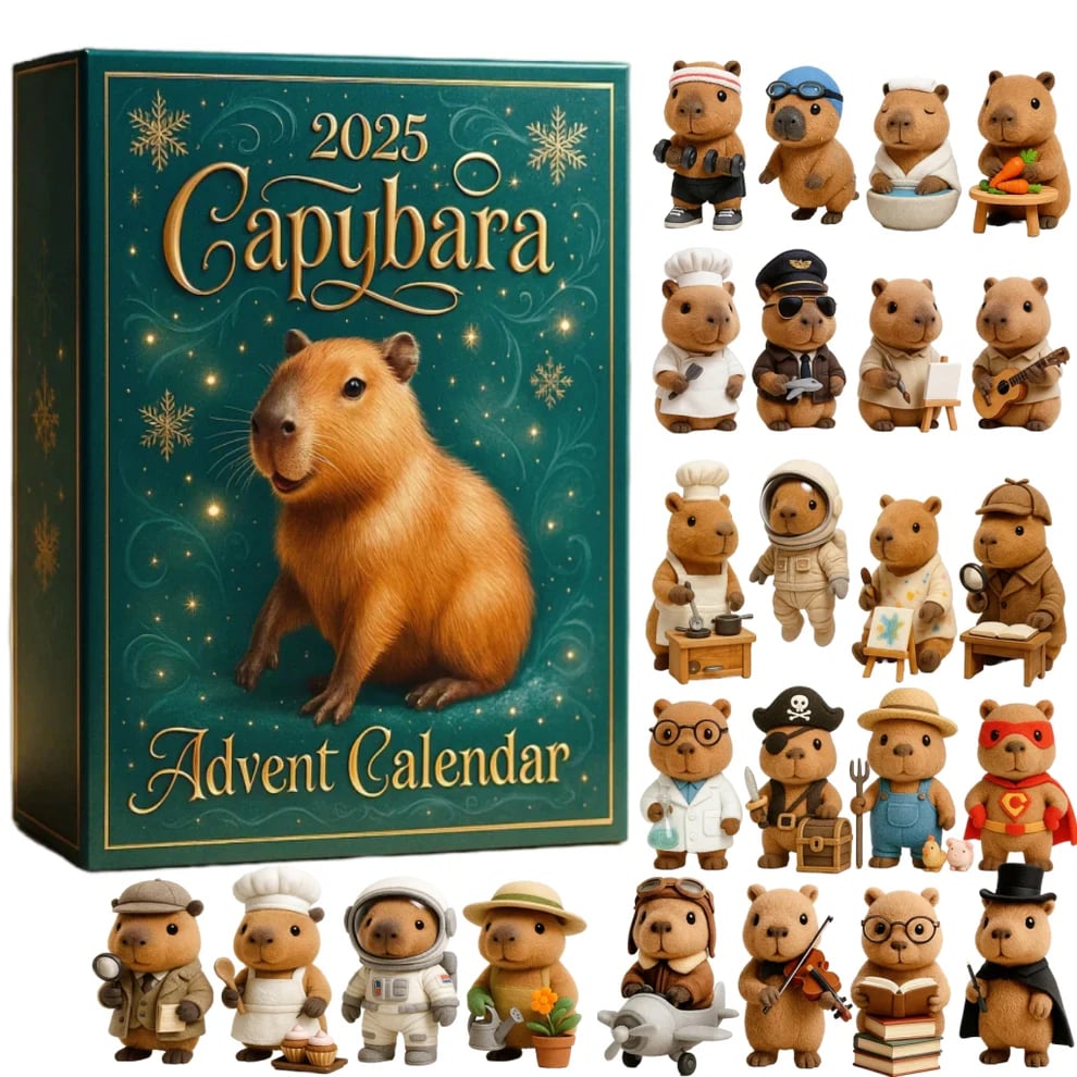 🔥Last Day 49% OFF NOW💥Capybara Advent Calendar
