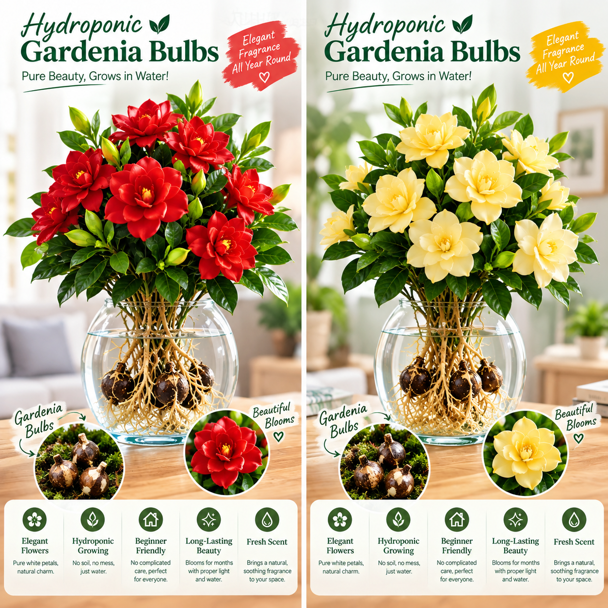 ✨Hydroponic Gardenia Bulbs