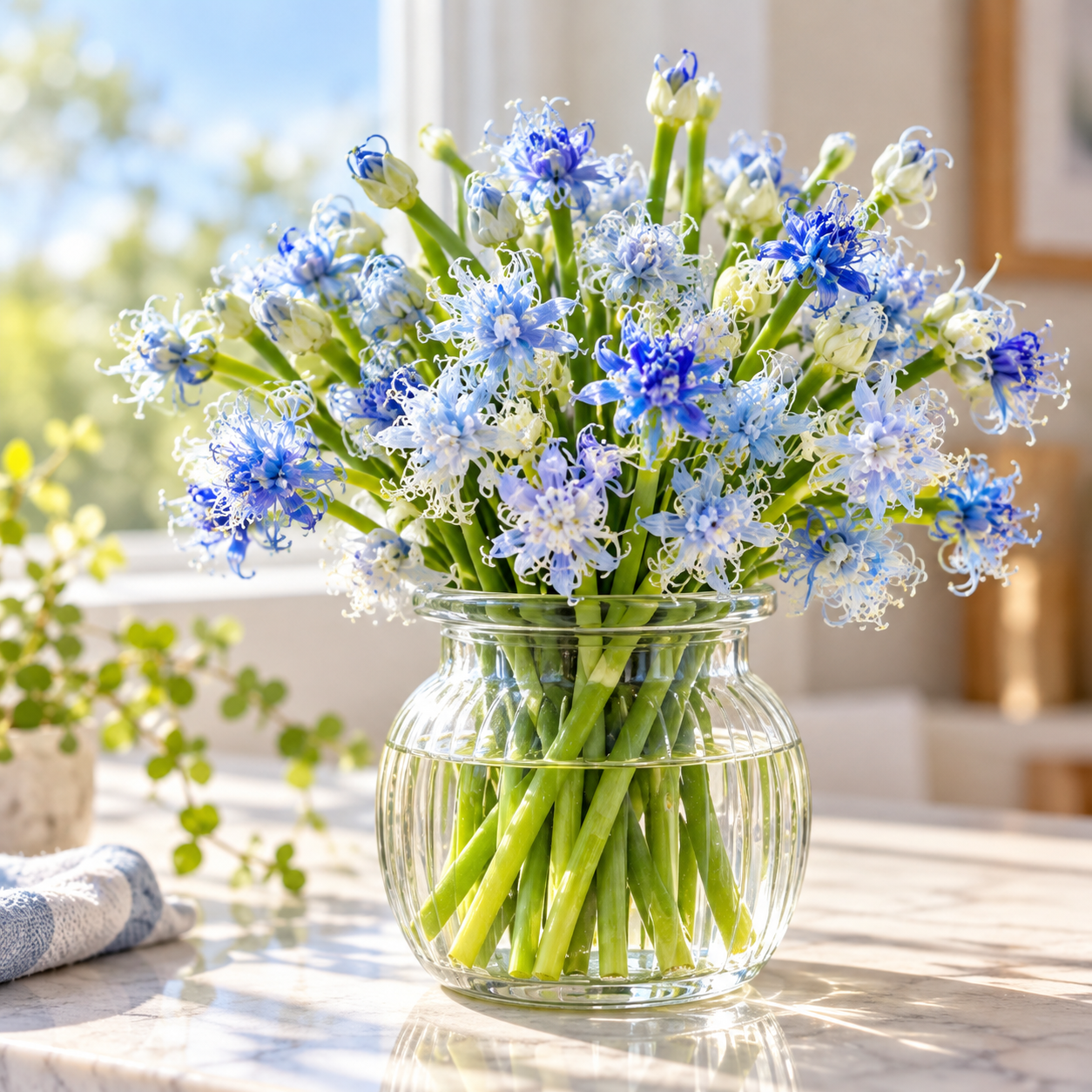 Hydroponic Garlic Scape Flower Bulbs