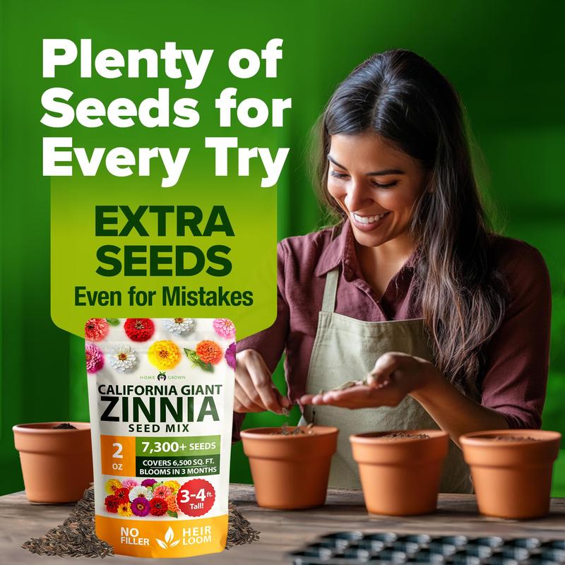 🎉😍Mixed Color Zinnias Flower Seeds-Your Garden's Colorful Oasis