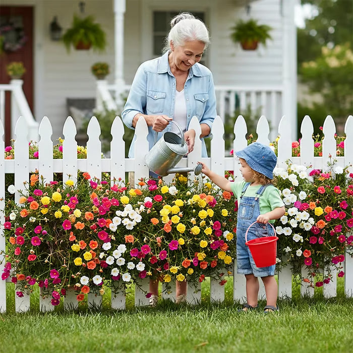 💫🌸BUY 1 GET 1 FREE | Moss Rose🌿Perennial Flower Seeds With Plant Growth Supplement